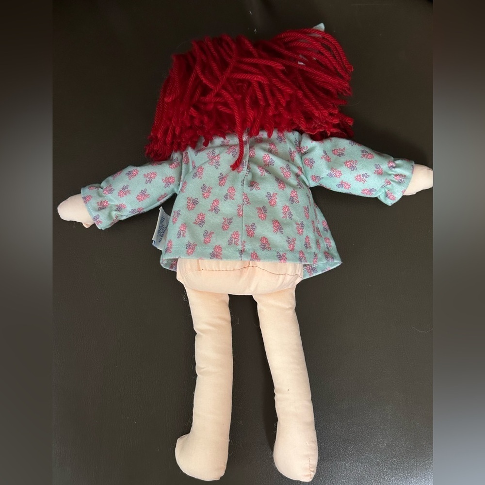 Vintage 1998 Eden Madeline Doll – Red Yarn Hair, Floral Pajamas, Appendix Scar - Picture 4 of 7